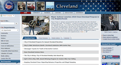Desktop Screenshot of cleveland-oh.gov