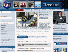 Tablet Screenshot of cleveland-oh.gov